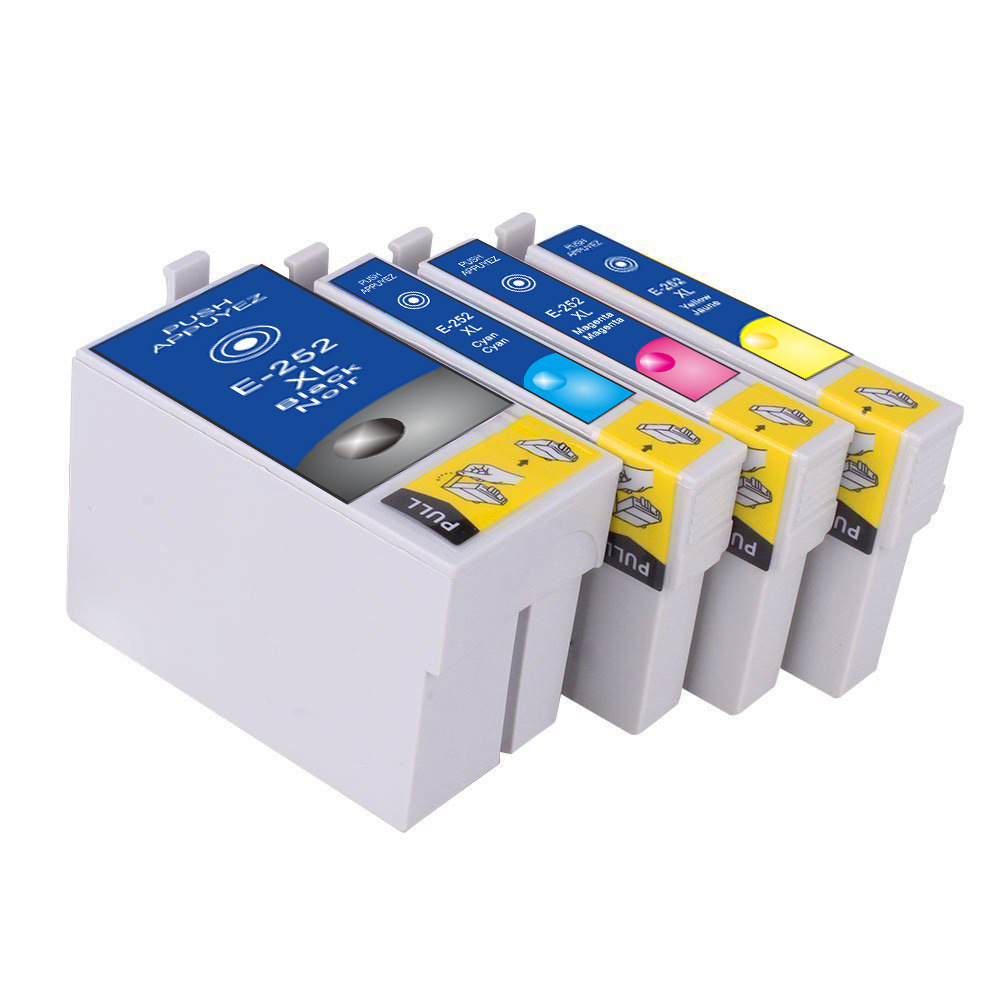  Cartouche  d encre T254XL T252XL pour epson  Wf3620 Wf3640 